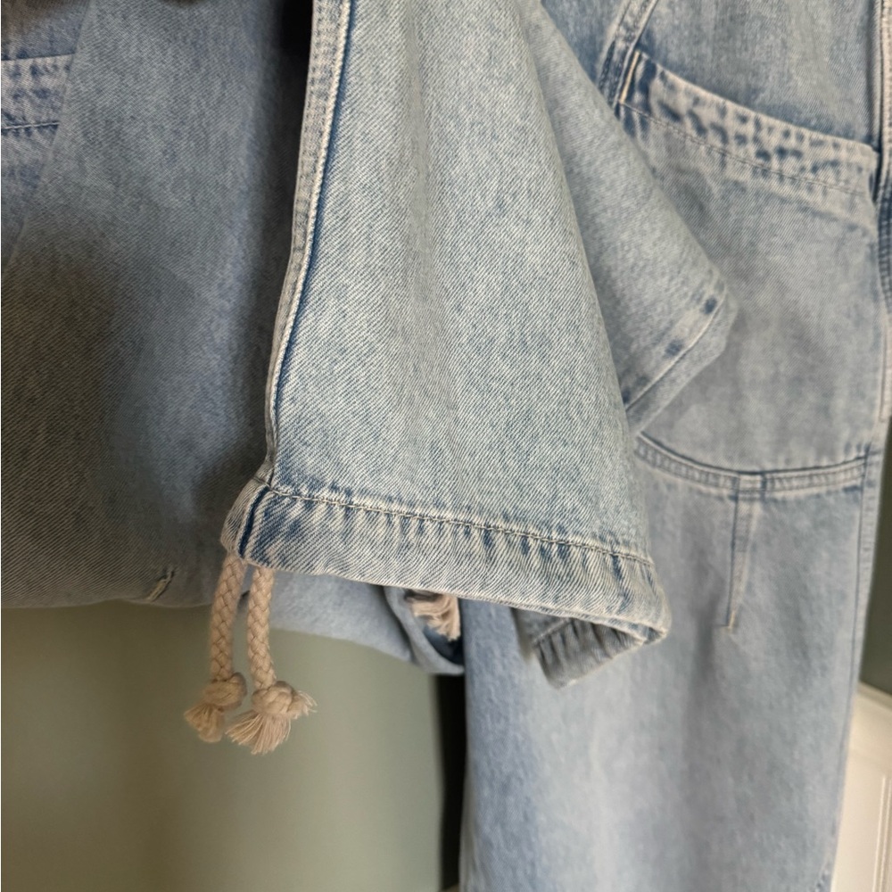 We The Free Light Blue Drawstring Jogger Jeans - Picture 6 of 12